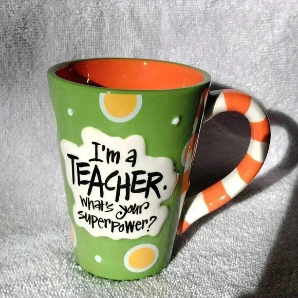 Other - Teacher Appreciation Colorful Superhero Coffee Mug